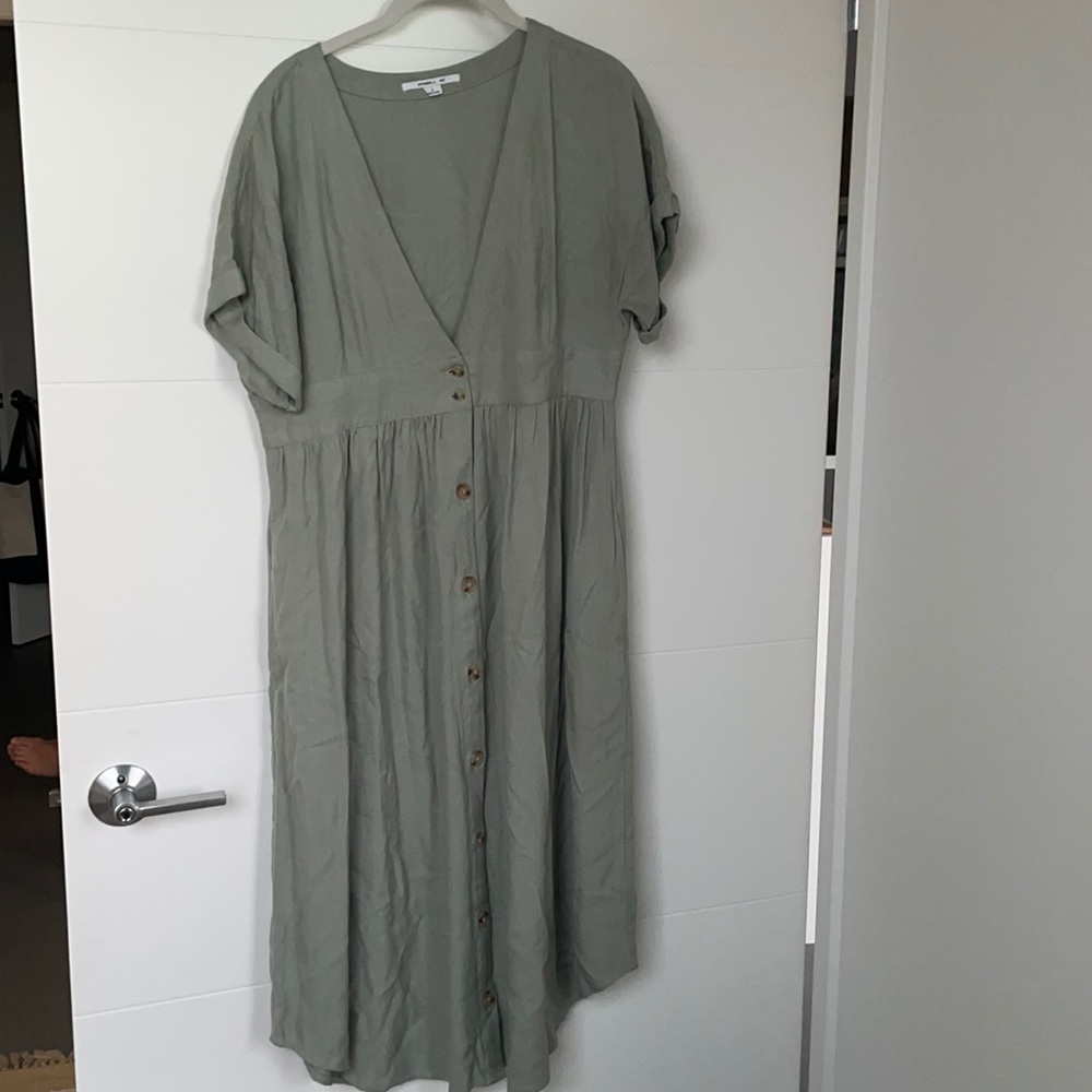 O'Neill Sage Green Midi Dress